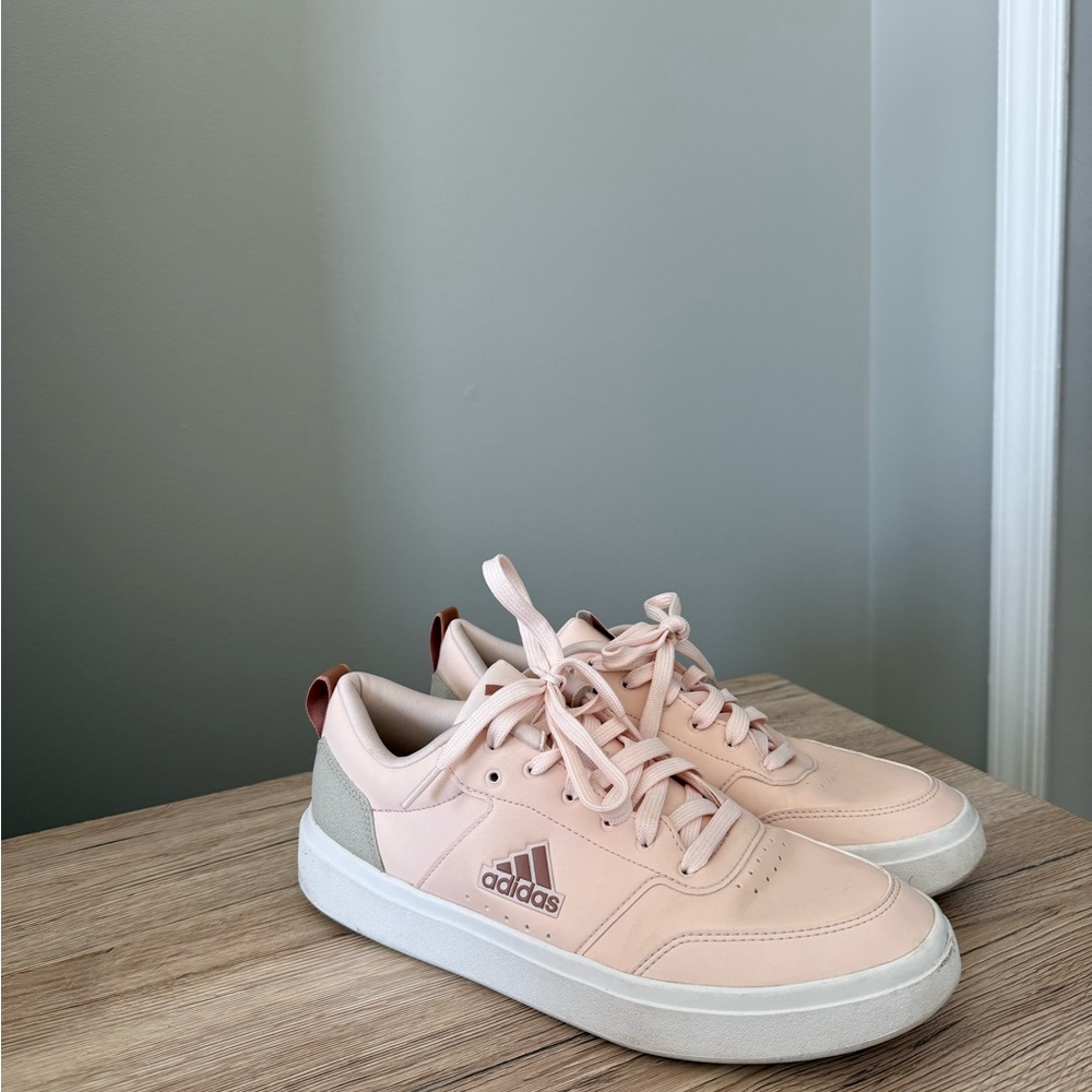 Adidas Park St Shoes Womens Sz 9.5 Blush Pink Casual Tennis Sneakers IG9857